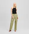 Karl Lagerfeld Cargo Pants In Green
