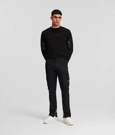 Karl Lagerfeld Cargo Pants In Black