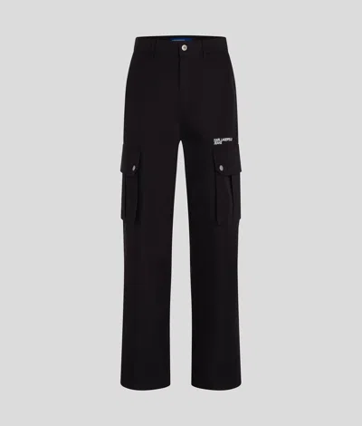 Karl Lagerfeld Cargo Pants In Black
