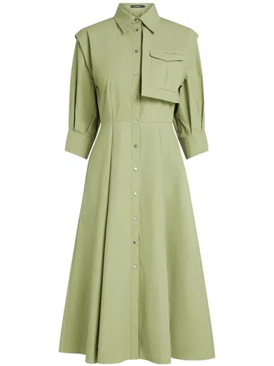 Karl Lagerfeld Cargo-pocket Dress In Green