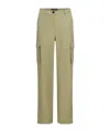 Karl Lagerfeld Cotton-blend Cargo Trousers In Nude