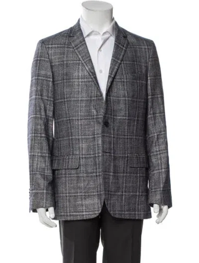 Pre-owned Karl Lagerfeld Cashmere Blazer In Gray