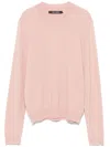 Karl Lagerfeld Cashmere Sweater In Pink
