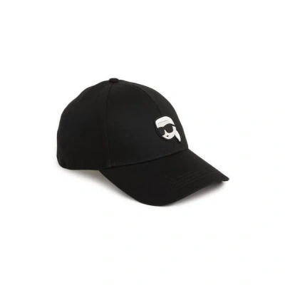 Karl Lagerfeld Karl Baseball Cap In Black