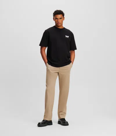 Karl Lagerfeld Casual Chino Pants In Brown