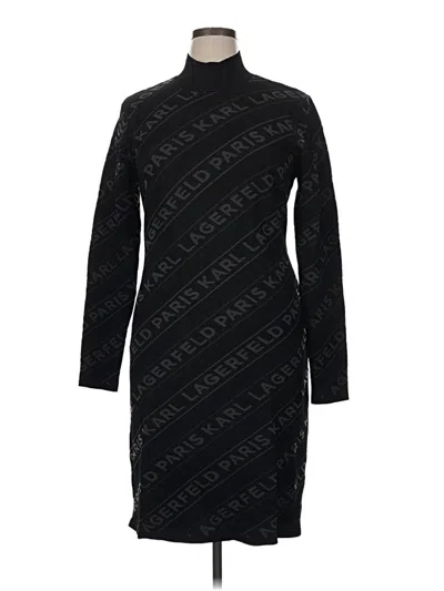 Pre-owned Karl Lagerfeld Casual Dress In Black