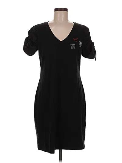 Pre-owned Karl Lagerfeld Casual Dress In Black
