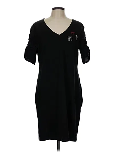 Pre-owned Karl Lagerfeld Casual Dress In Black