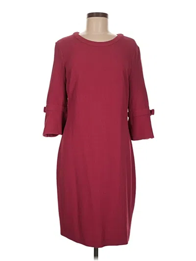 Pre-owned Karl Lagerfeld Casual Dress In Burgundy