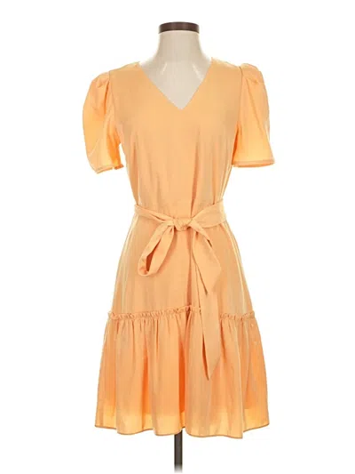 Pre-owned Karl Lagerfeld Casual Dress In Orange