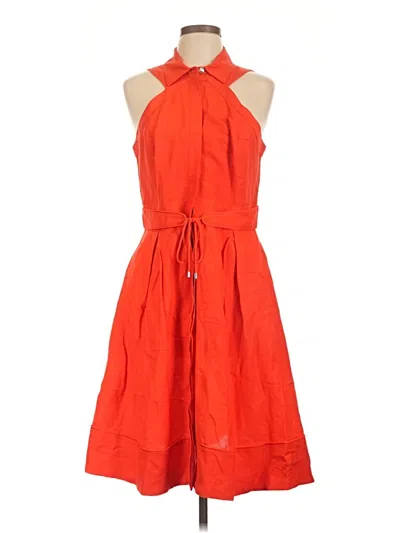 Pre-owned Karl Lagerfeld Casual Dress In Orange