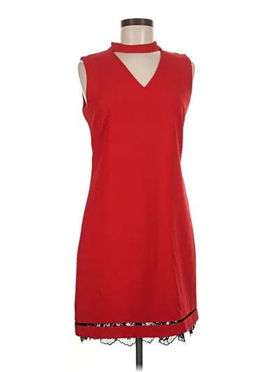 Pre-owned Karl Lagerfeld Casual Dress In Red