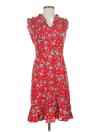 Pre-owned Karl Lagerfeld Casual Dress In Red