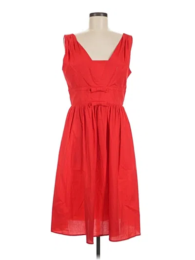 Pre-owned Karl Lagerfeld Casual Dress In Red