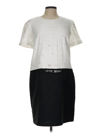 Pre-owned Karl Lagerfeld Casual Dress In Silver