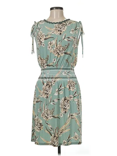 Pre-owned Karl Lagerfeld Casual Dress In Teal