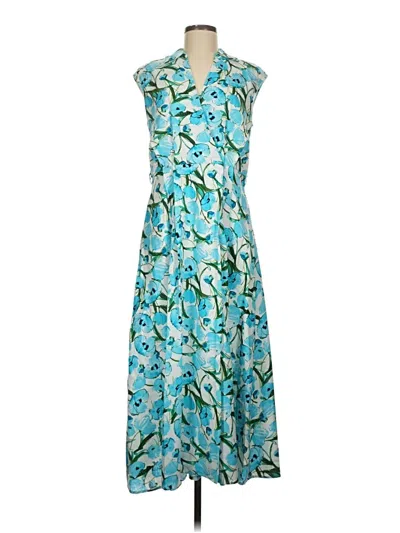 Pre-owned Karl Lagerfeld Casual Dress In Teal
