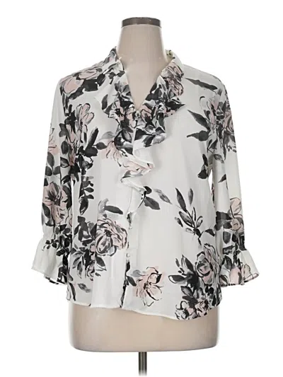 Pre-owned Karl Lagerfeld Casual Dress In White