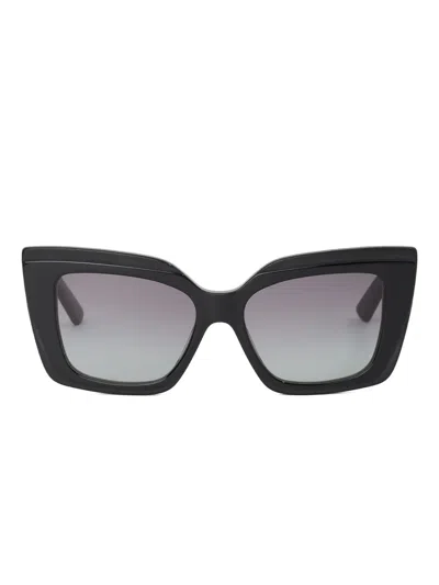 Karl Lagerfeld Cat-eye Frame Sunglasses In Black
