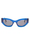 Karl Lagerfeld Cat Eye-frame Sunglasses In Blue