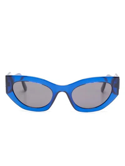 Karl Lagerfeld Cat Eye-frame Sunglasses In Blue