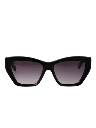 Karl Lagerfeld Cat Eye Sunglasses Kl6179 S 1 In Black