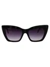 Karl Lagerfeld Cat Eye Sunglasses Kl6158 S 1 In Black
