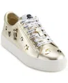 Karl Lagerfeld Paris Cate Pins Platform Sneaker In Champagne