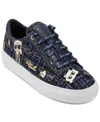 Karl Lagerfeld Cate Pins Sneaker In Blue
