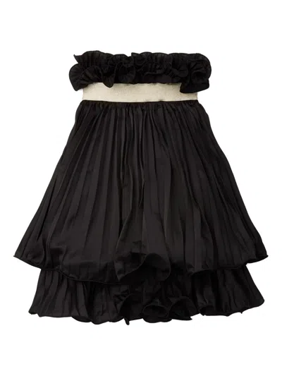 Karl Lagerfeld Kids' Ceremonie Skirt In Black