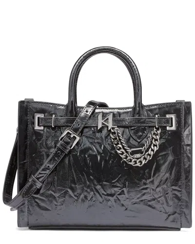 Karl Lagerfeld Cerise Leather Crossbody