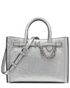 Karl Lagerfeld Cerise Leather Crossbody