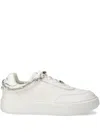 Karl Lagerfeld Chain-link Detailing Sneakers In White
