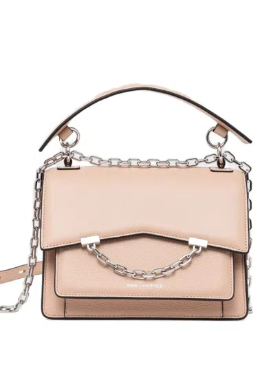 Karl Lagerfeld Chain-strap Cross Body Bag In Pink