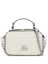 Karl Lagerfeld Chain-strap Crossbody Bag In White
