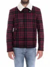 Karl Lagerfeld Wool Jacket In Rojo