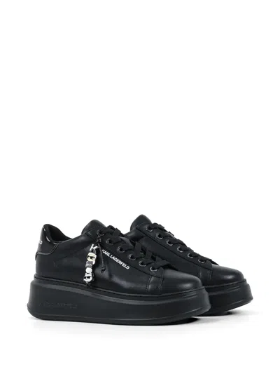 Karl Lagerfeld Charm-pendant Platform Sneakers In Multi
