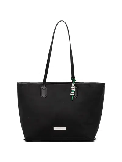 Karl Lagerfeld Charm Tote Bag In Black