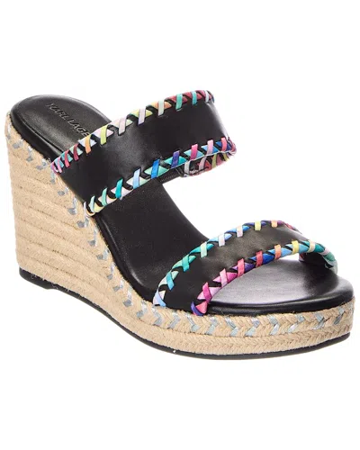 Karl Lagerfeld Chaz Espadrille In Black