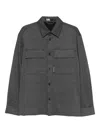 Karl Lagerfeld Chest-pockets Shirt In Gray