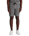 Karl Lagerfeld Chevron Drawstring 8.5 Shorts In Gray