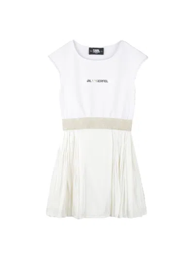 Karl Lagerfeld Chic Mini Dress For Girls In Multi