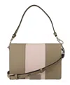 Karl Lagerfeld Chic Sage Shoulder Bag With Dual Straps