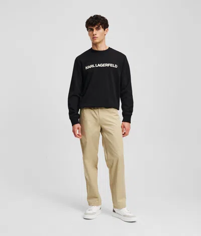 Karl Lagerfeld Chino Pants In Brown