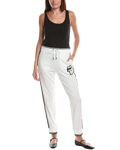 Karl Lagerfeld Choupette Jogger In White