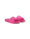 Karl Lagerfeld Choupette-print Flip Flops In Pink