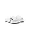 Karl Lagerfeld Choupette-print Flip Flops In White