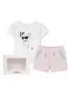 Karl Lagerfeld Choupette-print T-shirt In White