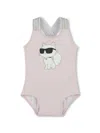 Karl Lagerfeld Choupette Swimsuit In Pink