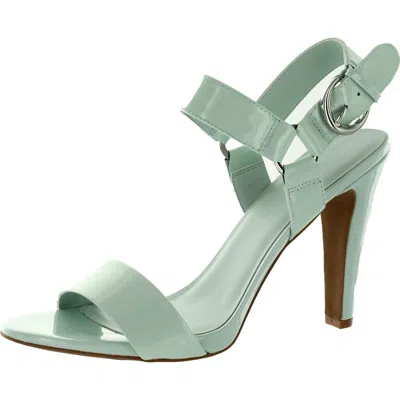 Karl Lagerfeld Cieone Womens Buckle Strappy Dress Sandals In Green